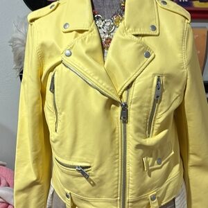 Vibrant Yellow Women's Bomber Jacket